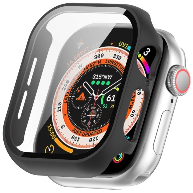 Apple Watch Series 10 Deksel med Skjermbeskytter 42 mm - svart