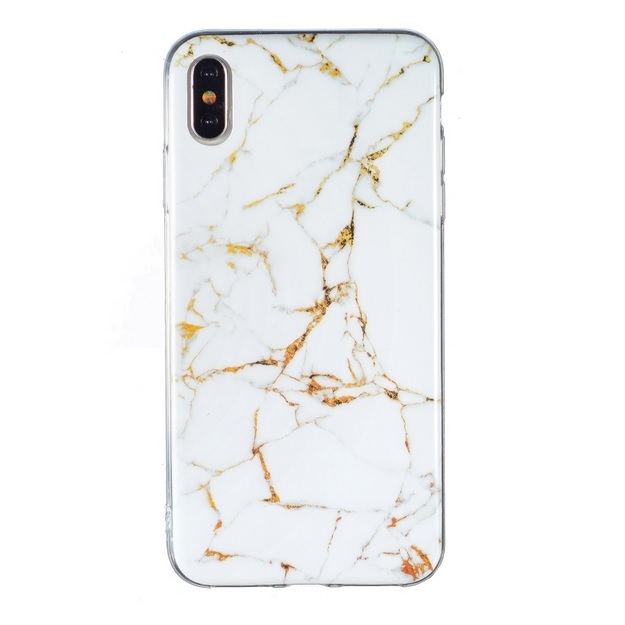 Fashion TPU Deksel for iPhone X/XS - Marmor 