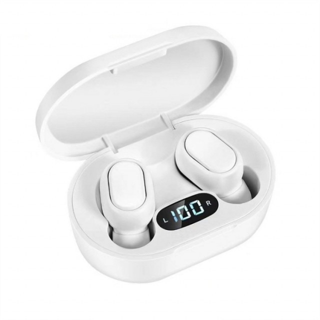 TWS Bluetooth In-Ear Hodetelefoner mini Bluetooth 5.3 - Hvit