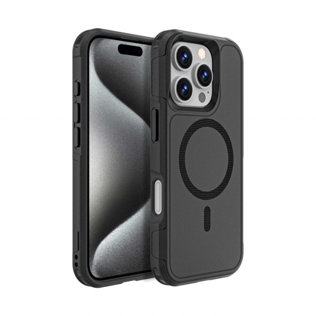 Redpepper Hybrid Deksel MagSafe iPhone 16 Pro svart