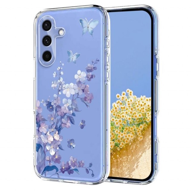 Fashion TPU Deksel for Samsung Galaxy A56 5G - blomster