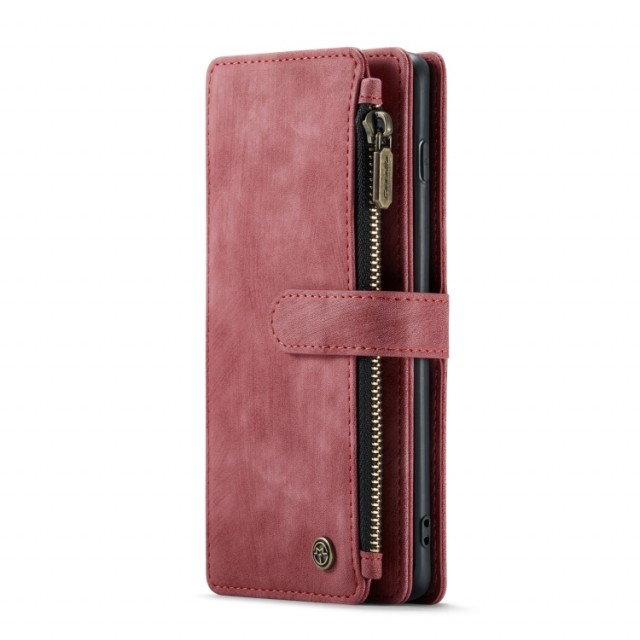 CaseMe multifunksjonell Lommebok deksel Samsung Galaxy S10 Plus rød