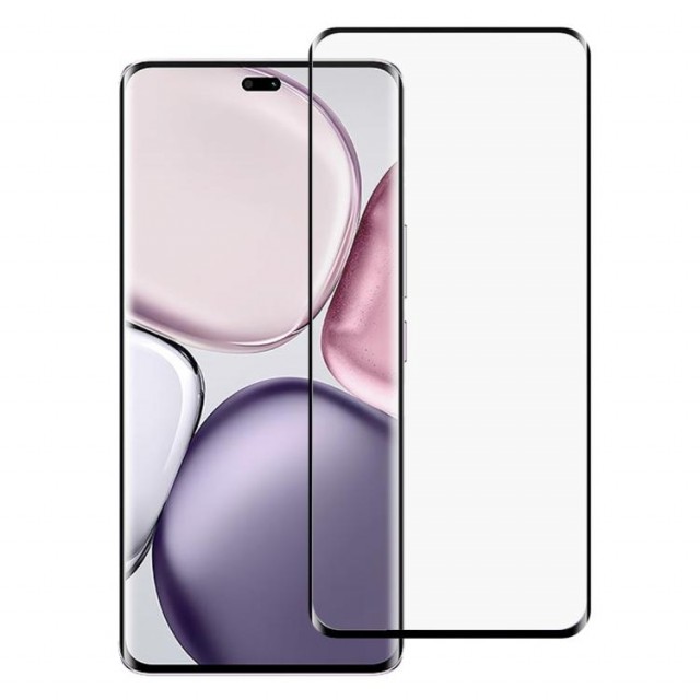 Herdet glass 3D skjermbeskytter Honor Magic7 Lite 5G svart kant