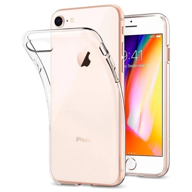 Tech-Flex TPU Deksel for iPhone 7/8/SE (2020/2022) Gjennomsiktig