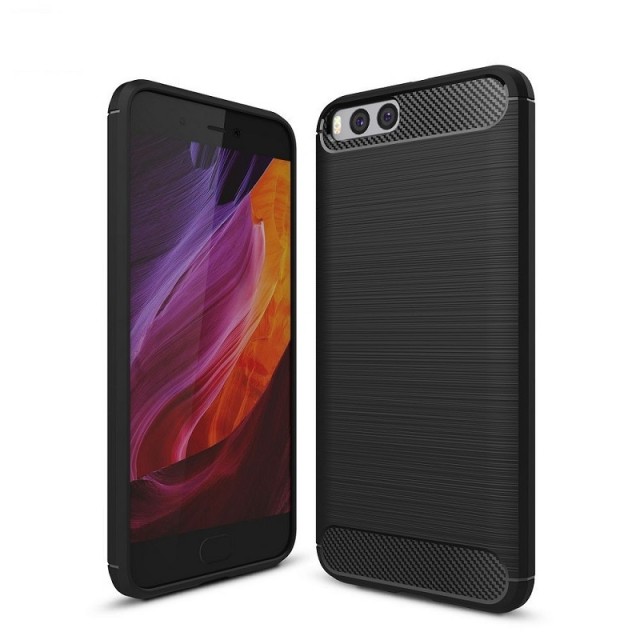 Tech-Flex TPU Deksel Carbon Xiaomi Mi 6 svart