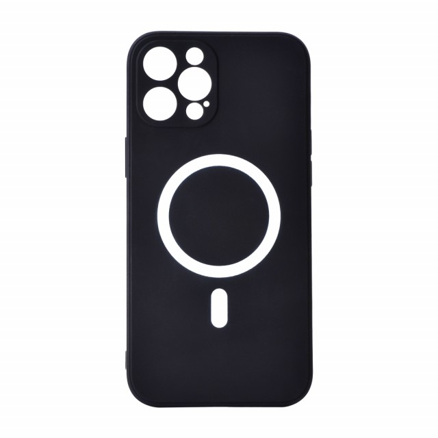 Tech-Flex TPU Deksel for iPhone 12/12 Pro MagSafe svart