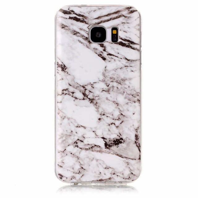 Fashion TPU Deksel Samsung Galaxy S7 Edge - Marmor