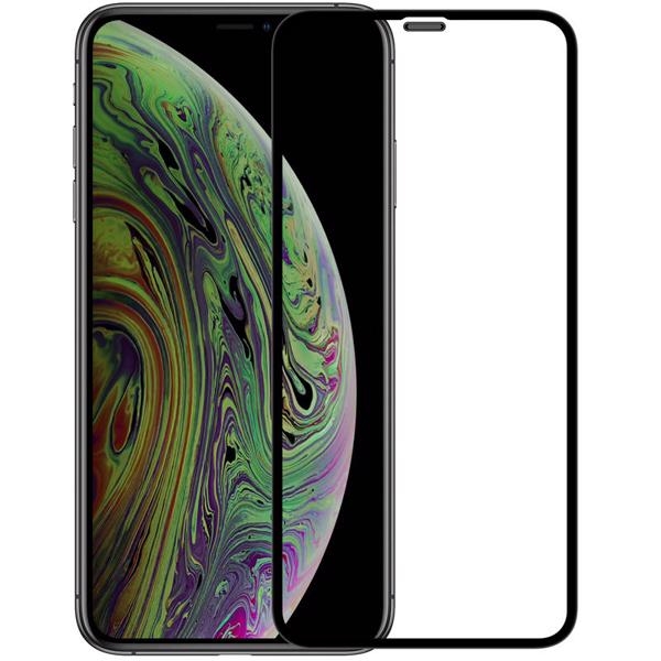 Lux herdet Glass skjermbeskytter heldekkende iPhone 12 Pro Max svart kant