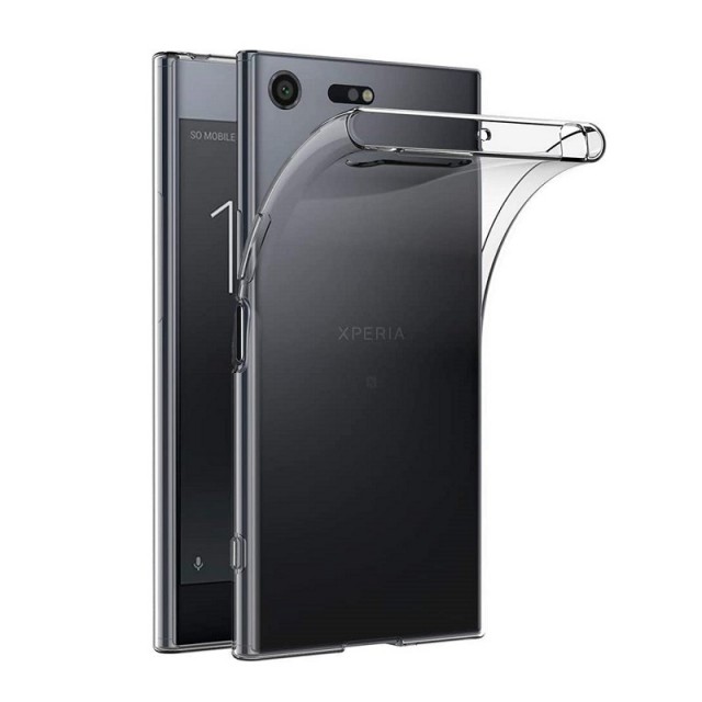 Tech-Flex TPU Deksel for Xperia XZ Premium Gjennomsiktig