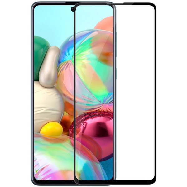 Lux herdet glass 3D skjermbeskytter heldekkende Galaxy Note 10 Lite svart kant