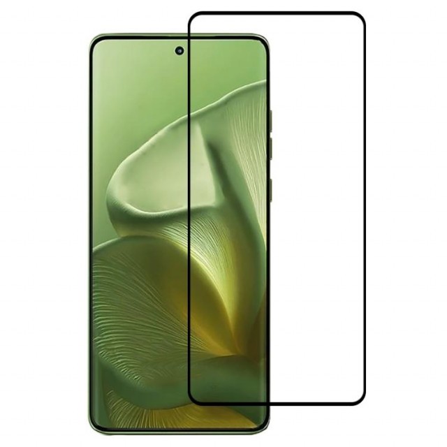 Herdet glass 3D skjermbeskytter Motorola Edge 60 5G svart kant