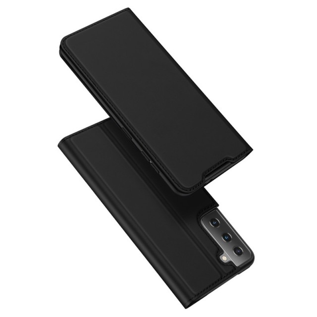 Dux Ducis Skin Pro Series Flip deksel Samsung Galaxy S21 5G svart