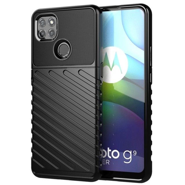 Thunder TPU Deksel Motorola Moto G9 Power svart