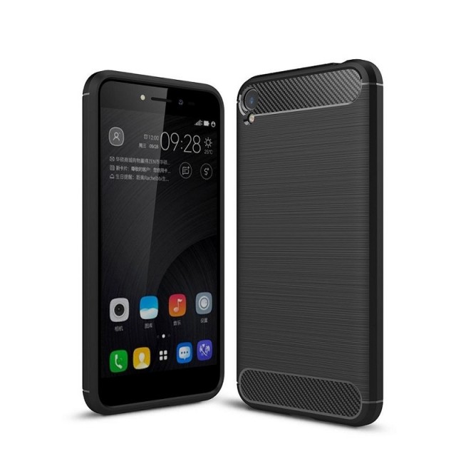 Tech-Flex Deksel Carbon Asus ZenFone Live svart