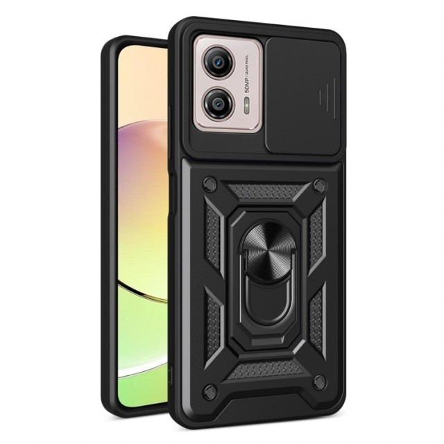 Tech-Protect TPU + PC Deksel med Ring Grep Motorola Moto G23/G13 svart