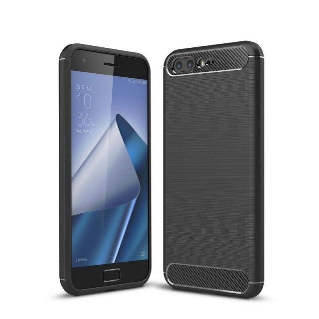 Tech-Flex Deksel Carbon Asus ZenFone 4 Pro svart