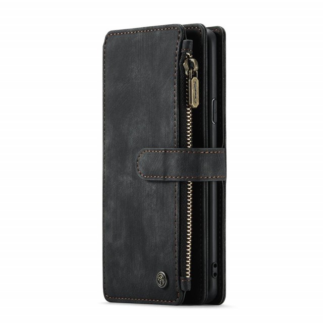 CaseMe multifunksjonell Lommebok deksel Samsung Galaxy S9 plus svart