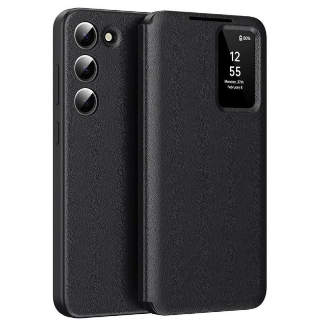 Smart Clear View Flip deksel Samsung Galaxy Z Fold 7 5G - Svart