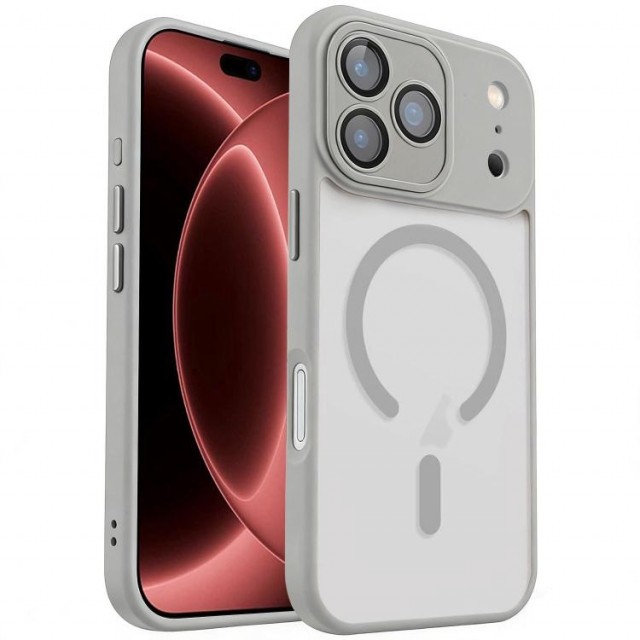 XDcase Frosted Deksel iPhone 18 Pro Max MagSafe - Grå
