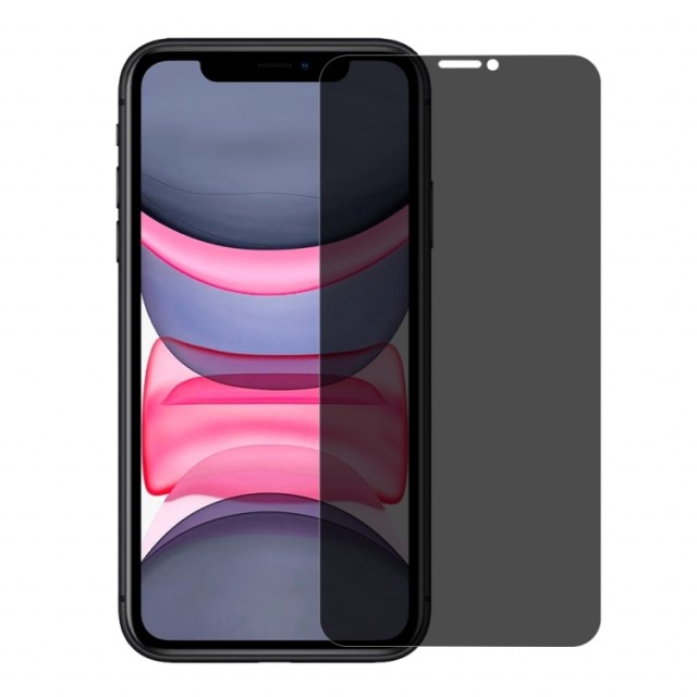 NORTHJO Herdet Glass Privacy skjermbeskytter heldekkende iPhone 11/XR