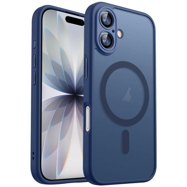 XDcase Frosted TPU Deksel iPhone 17 MagSafe - Blå
