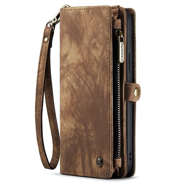 CaseMe 2-i-1 Lommebok deksel iPhone 18 Pro Brun
