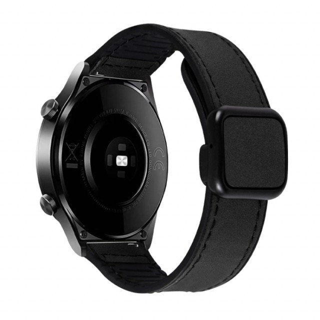 Skinnreim universal 22mm til Galaxy/Huawei/andre merker - Svart