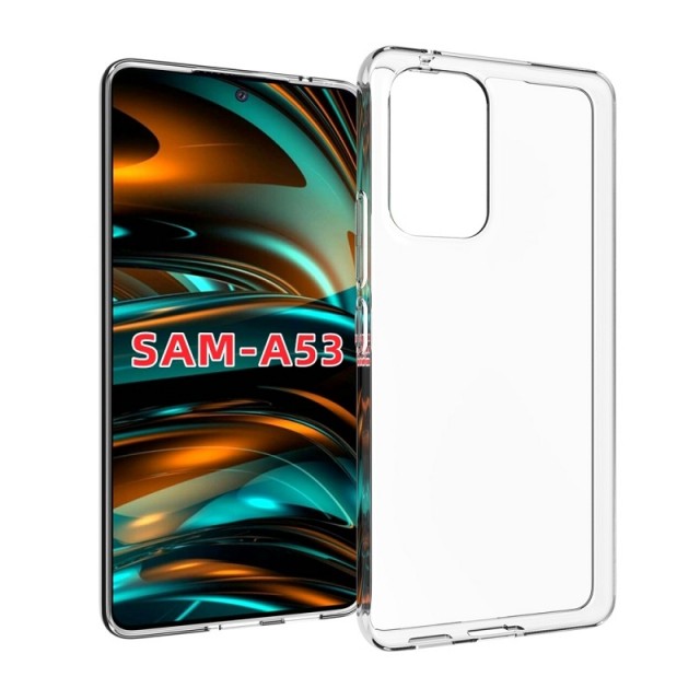 Tech-Flex TPU Deksel for Samsung Galaxy A53 5G Gjennomsiktig