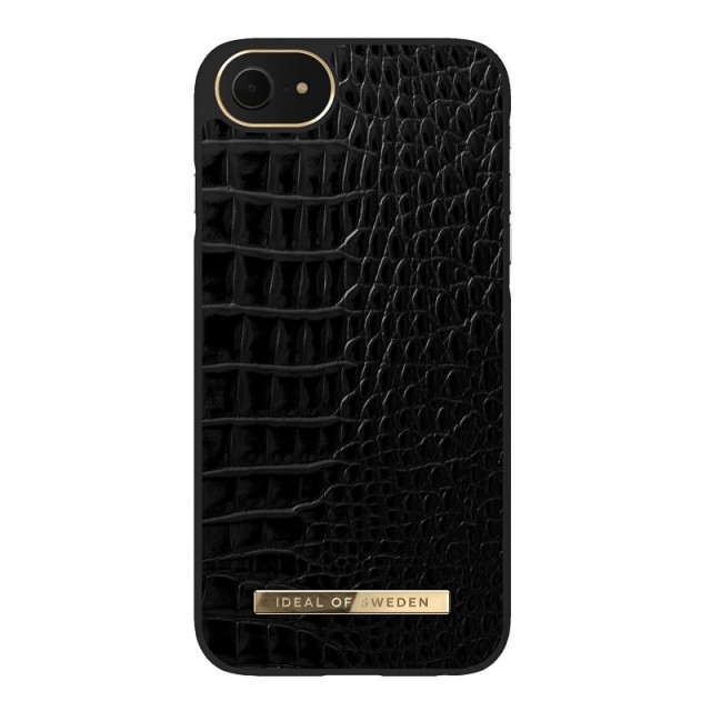 iDeal of Sweden iPhone 6s/7/8/SE (2020/2022) Atelier Case Neo Noir Croco