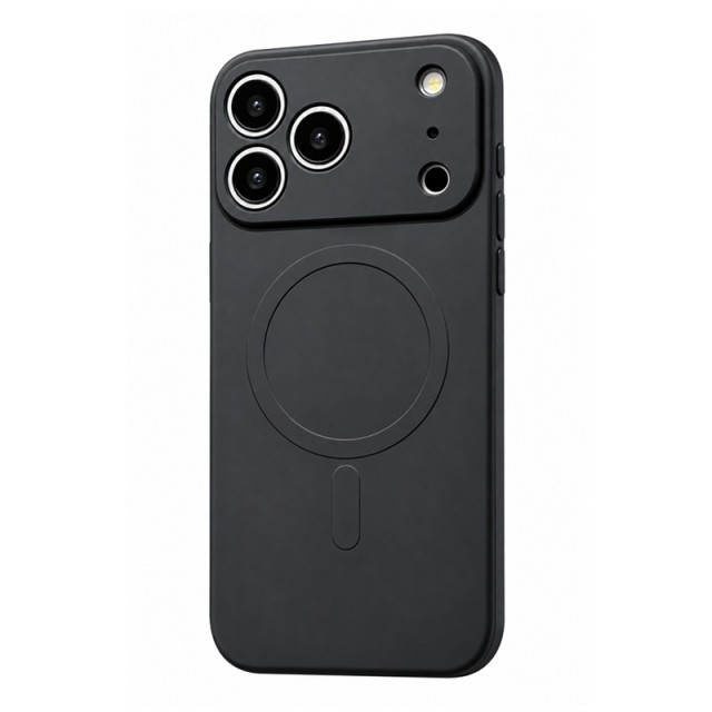 Tech-Flex silikon Deksel iPhone 18 Pro Max MagSafe svart