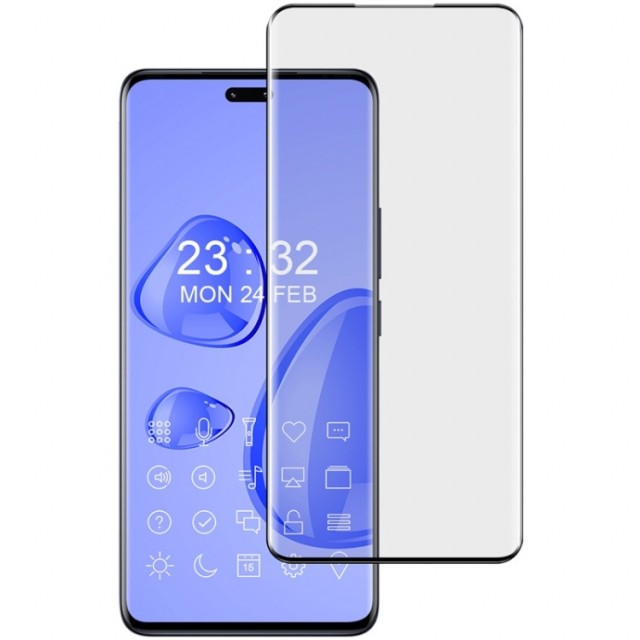 IMAK 3D Curved Herdet Glass skjermbeskytter Xiaomi 13 Lite 5G svart kant