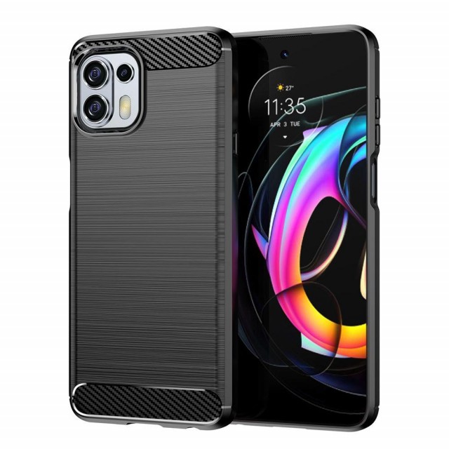 Tech-Flex TPU Deksel Carbon for Motorola Edge 20 Lite svart