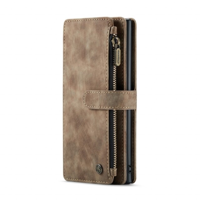 CaseMe multifunksjonell Lommebok deksel Samsung Galaxy Note 10+ Plus brun