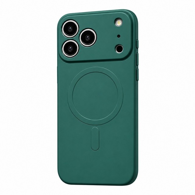 Tech-Flex silikon Deksel for iPhone 18 Pro MagSafe Oliven grønn