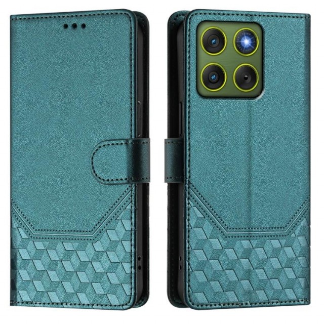 Lommebok deksel for Motorola Edge 70 5G - Mønster grønn