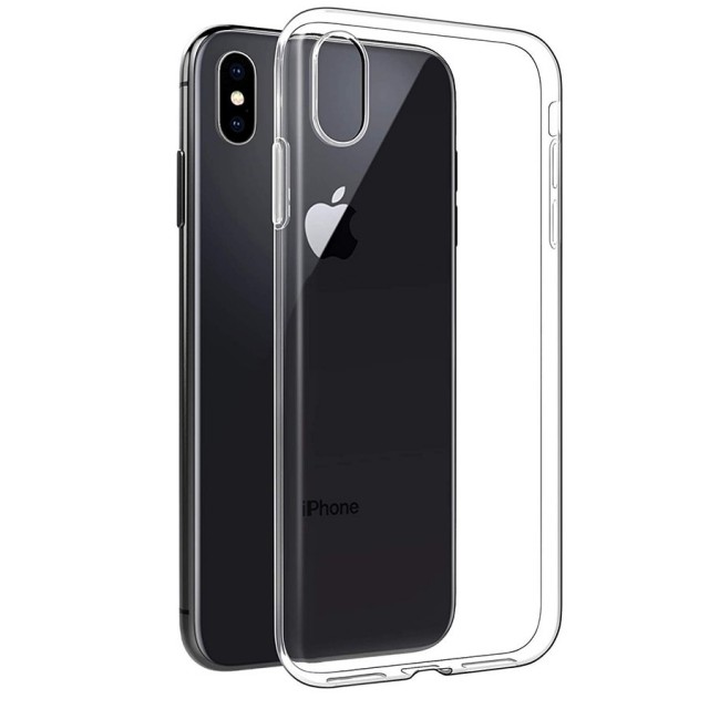 Tech-Flex TPU Deksel for iPhone XS Max Gjennomsiktig