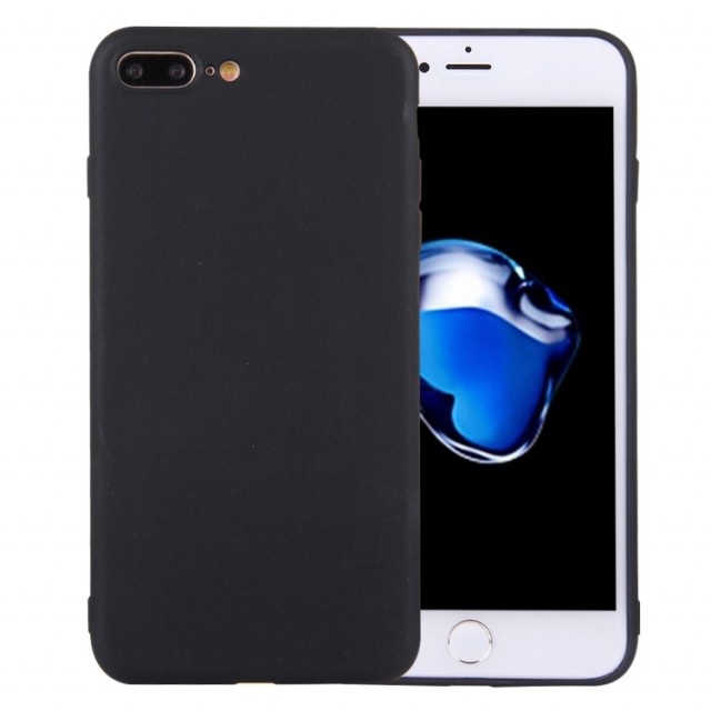 Tech-Flex TPU deksel for iPhone 7 Plus/8 Plus Svart 