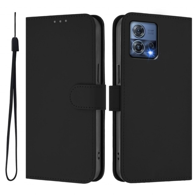 Lommebok deksel for Motorola Edge 30 Fusion svart