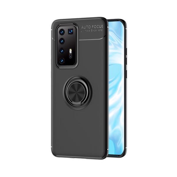 TPU Deksel med magnetisk Ring Grep Huawei P40 Pro svart