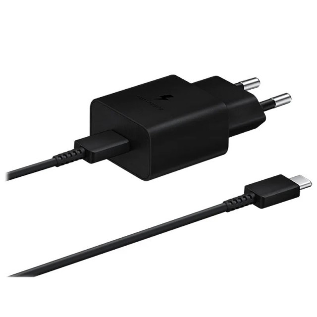 Samsung USB-C Vegglader & USB-C Kabel 15W - Svart