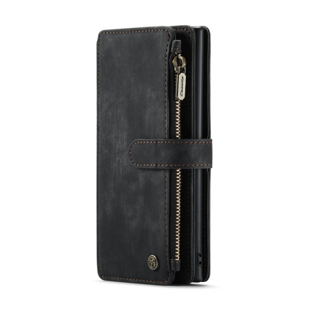 CaseMe multifunksjonell Lommebok deksel Samsung Galaxy Note 10+ Plus svart