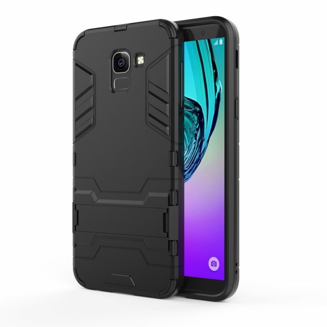 Hybrid TPU + PC Deksel Samsung Galaxy J6 (2018) svart