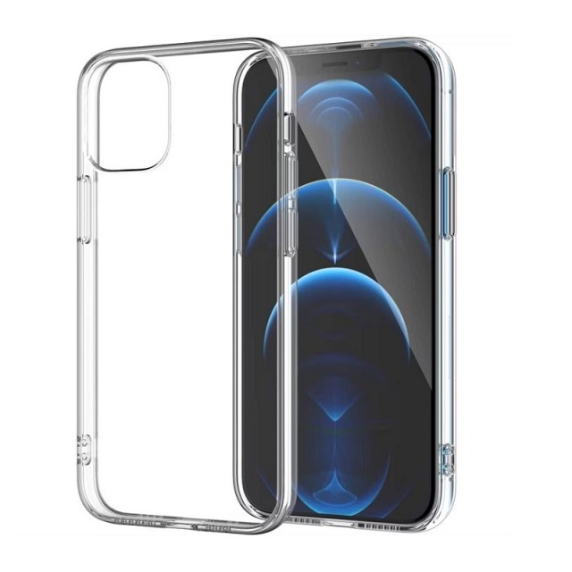 Tech-Flex TPU Deksel for iPhone 13 Pro Gjennomsiktig