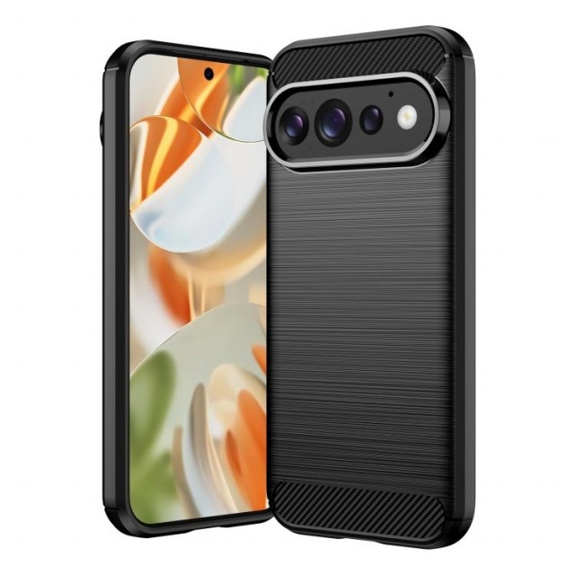 Tech-Flex Deksel karbonfiber Google Pixel 11 Pro 5G svart