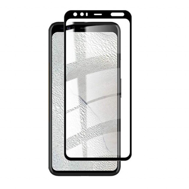 Herdet glass skjermbeskytter Google Pixel 4 XL svart kant