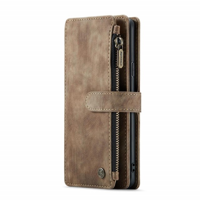 CaseMe multifunksjonell Lommebok deksel Samsung Galaxy S8 Plus brun