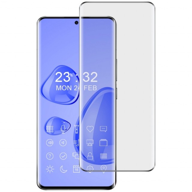 IMAK 3D Curved Herdet Glass skjermbeskytter Xiaomi 13 Pro 5G svart kant