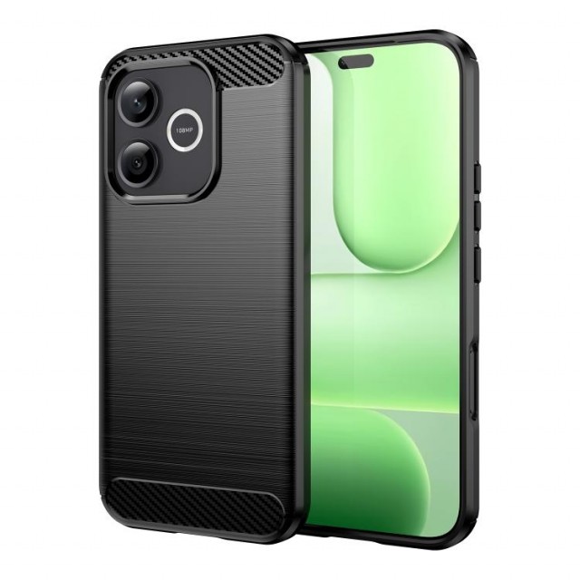 Tech-Flex Deksel karbonfiber Honor 600 Lite 5G svart