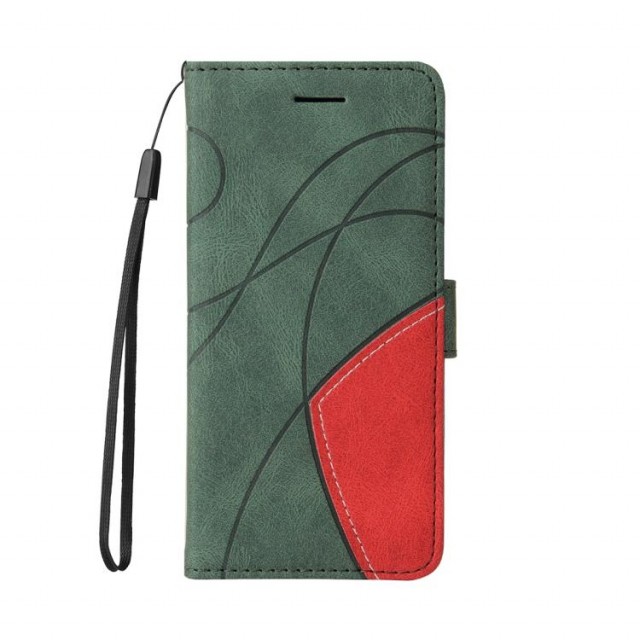Lommebok deksel Stitching for OnePlus Nord 5 5G grønn