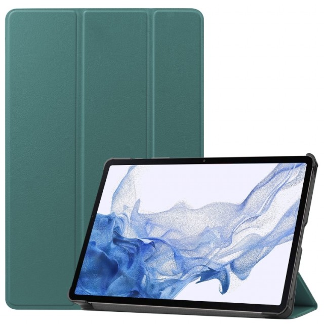 Deksel Tri-Fold Smart til Galaxy Tab S9 Grønn